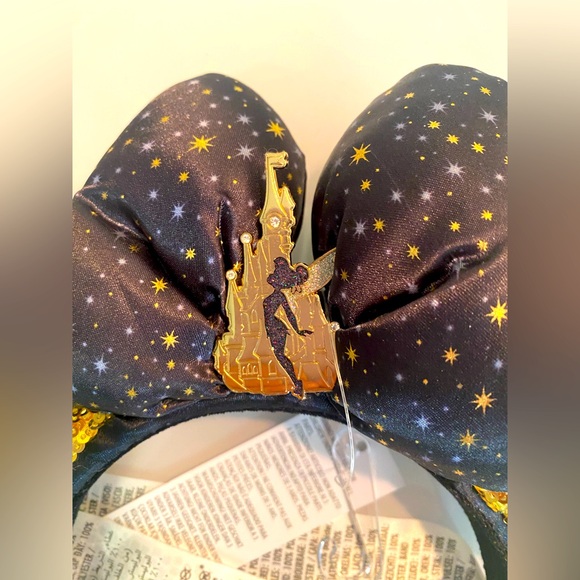 BNWT Disneyland Paris 30th Anniversary Tinkerbell Minnie Ears - Picture 2 of 4